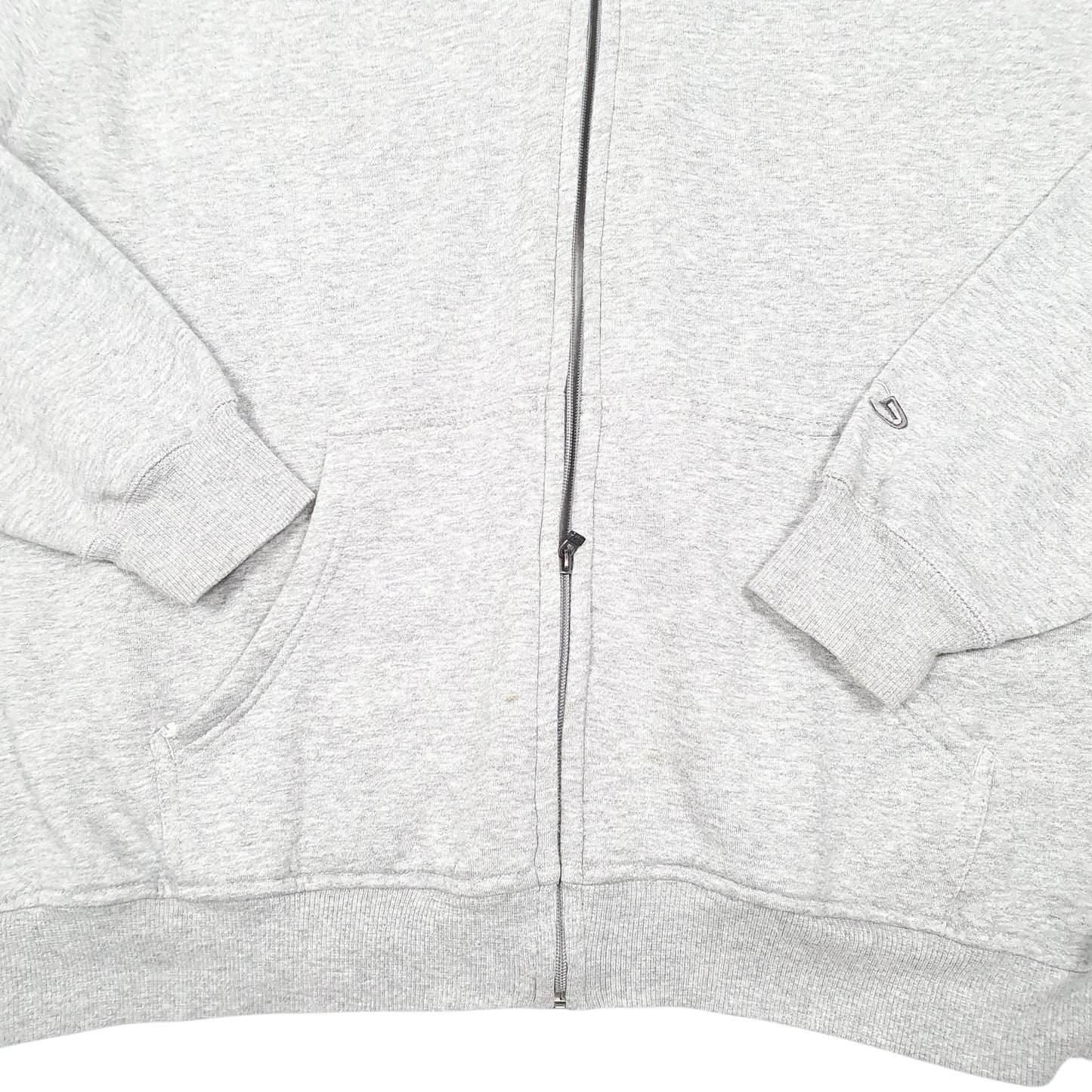 Mens Grey Champion Hoodie C9 Full Zip Jumper