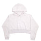 Womens Pink Adidas Crop Top Hoodie Jumper