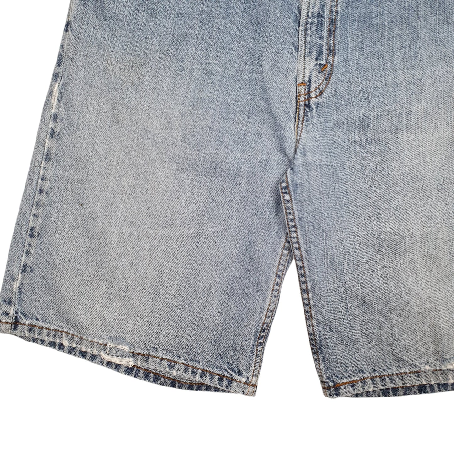 Mens Blue Levis Denim Jeans Jorts Denim Shorts