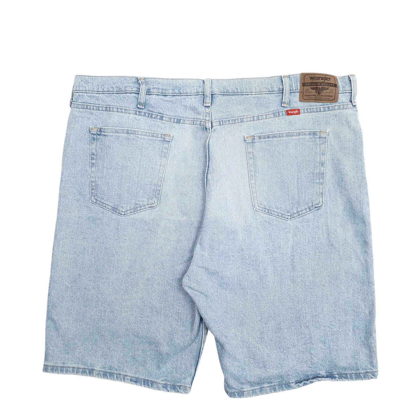 Mens Blue Wrangler Denim Jeans Jorts Denim Shorts