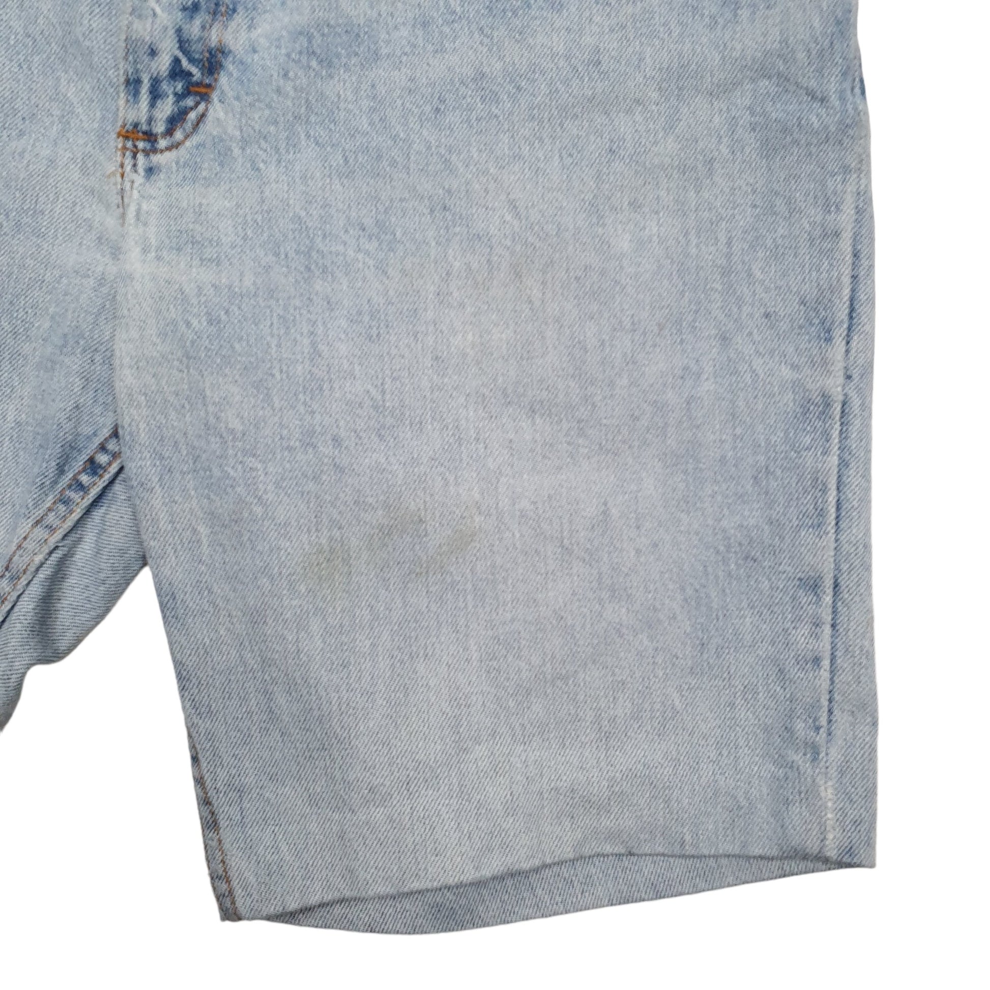 Mens Blue Lee  Denim Shorts