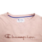 Womens Pink Champion Spellout Crewneck Jumper