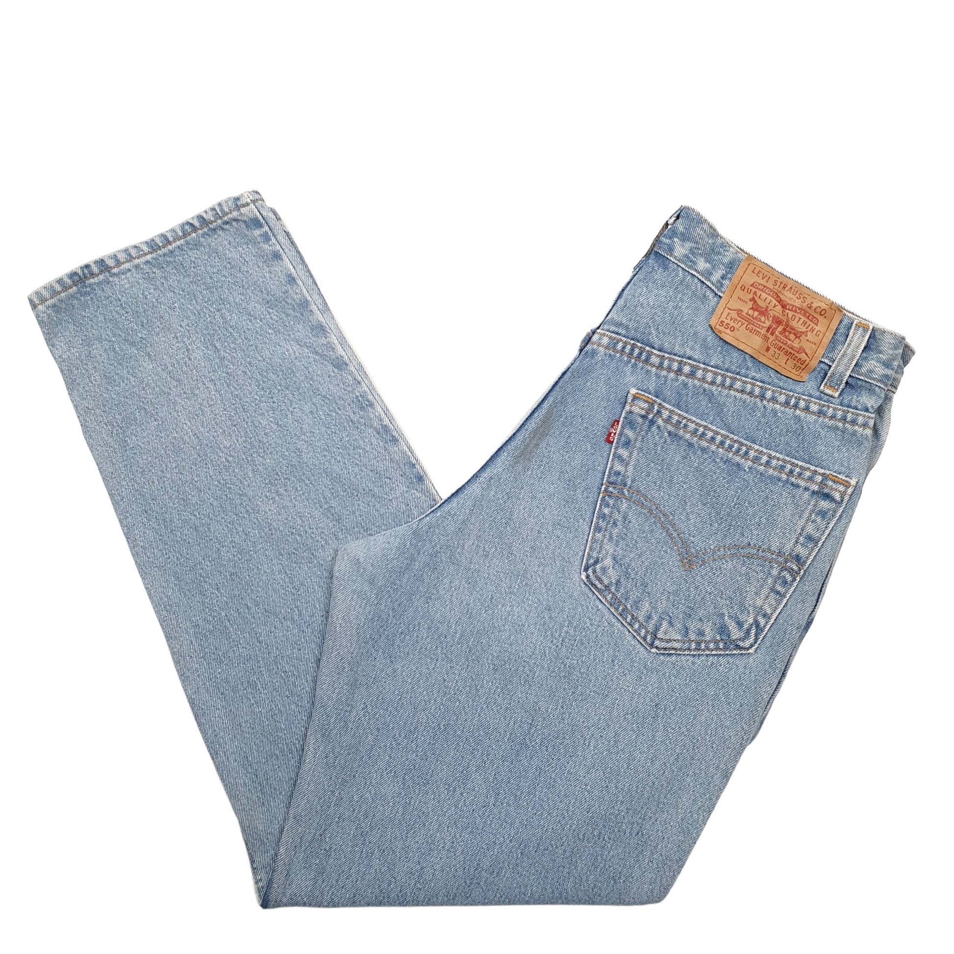 Mens Blue Levis Vintage 90's 550 JeansW33 L30