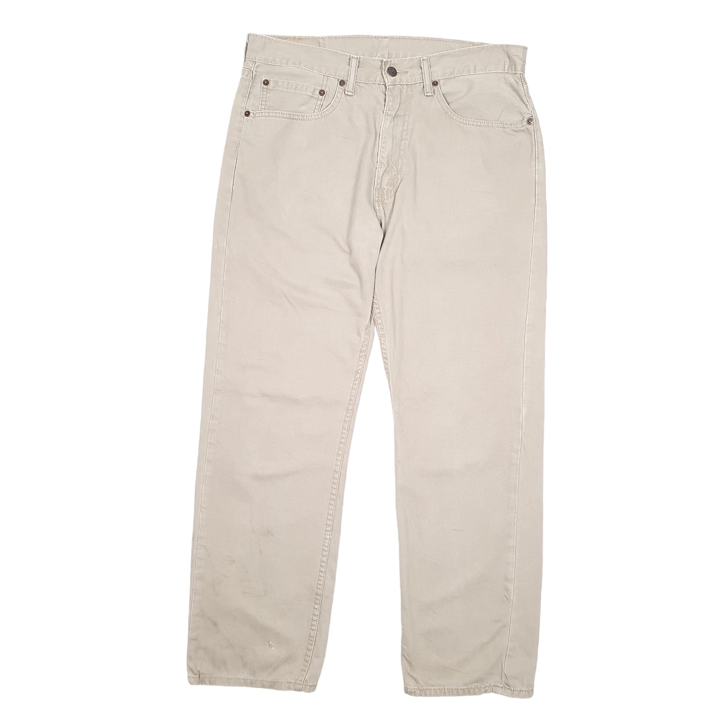 Mens Beige Levis  505 JeansW34 L30