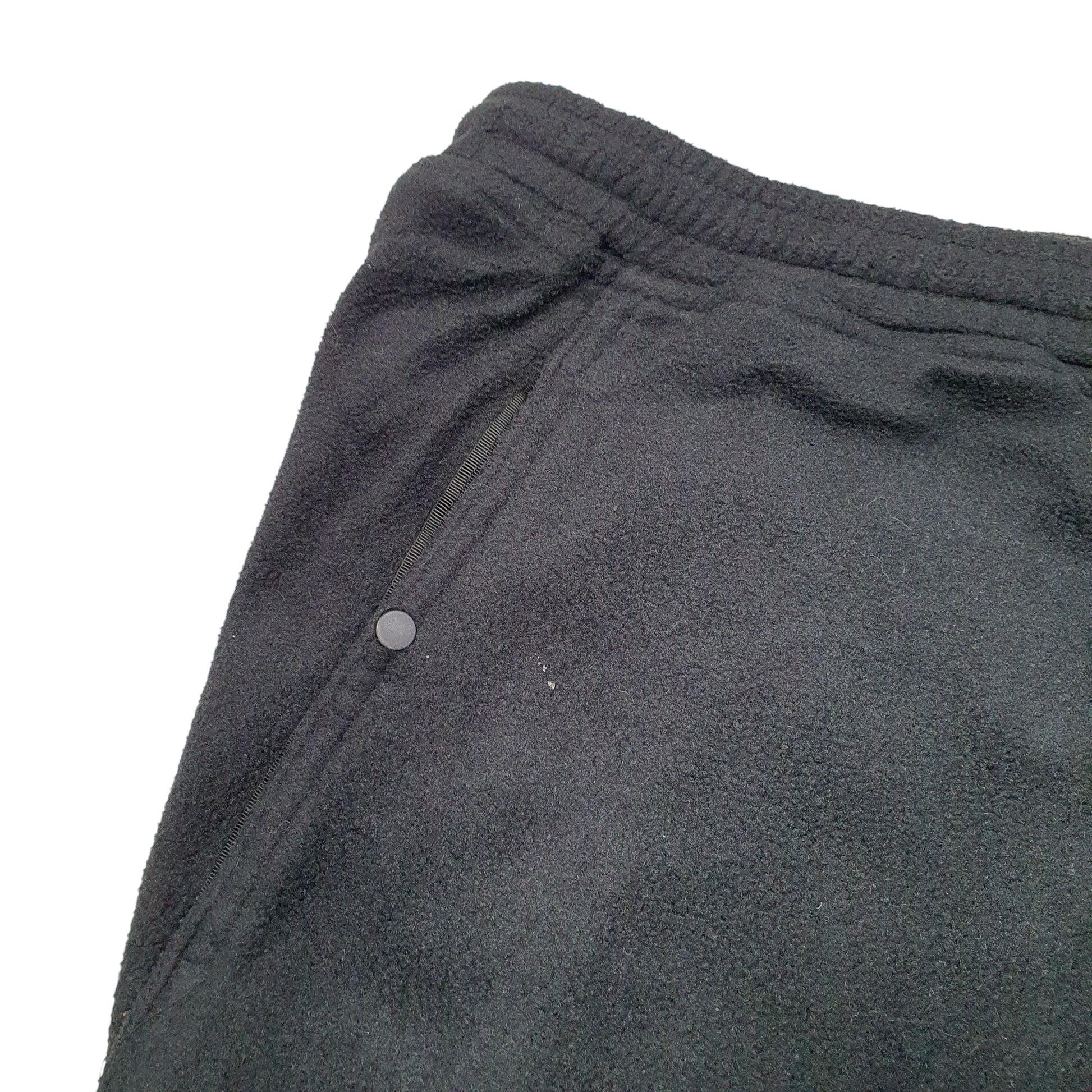 Womens Black Patagonia Fleece Made In USA Jogger Trousers