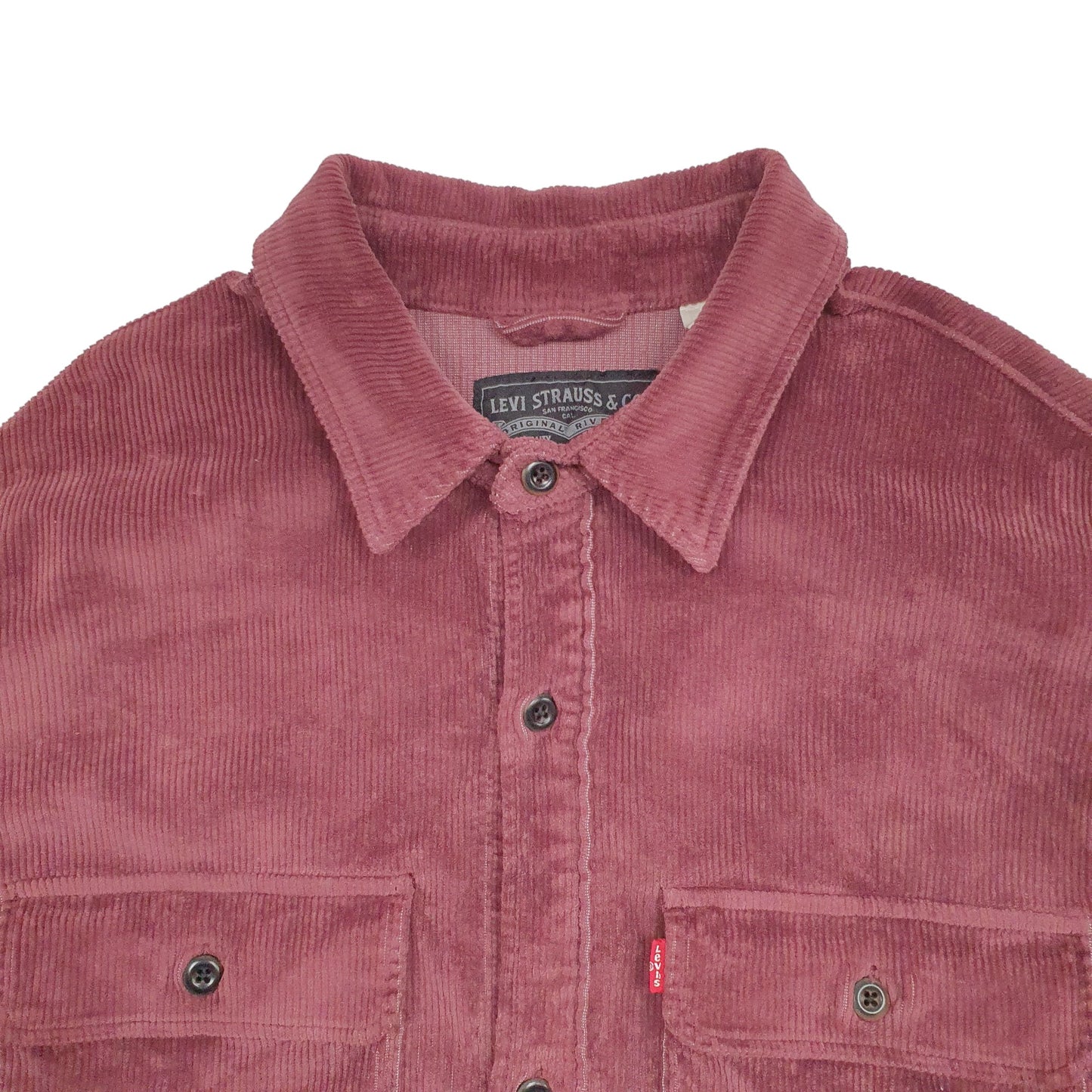 Mens Navy Levis Shacket Overshirt Jacket Long Sleeve Shirt