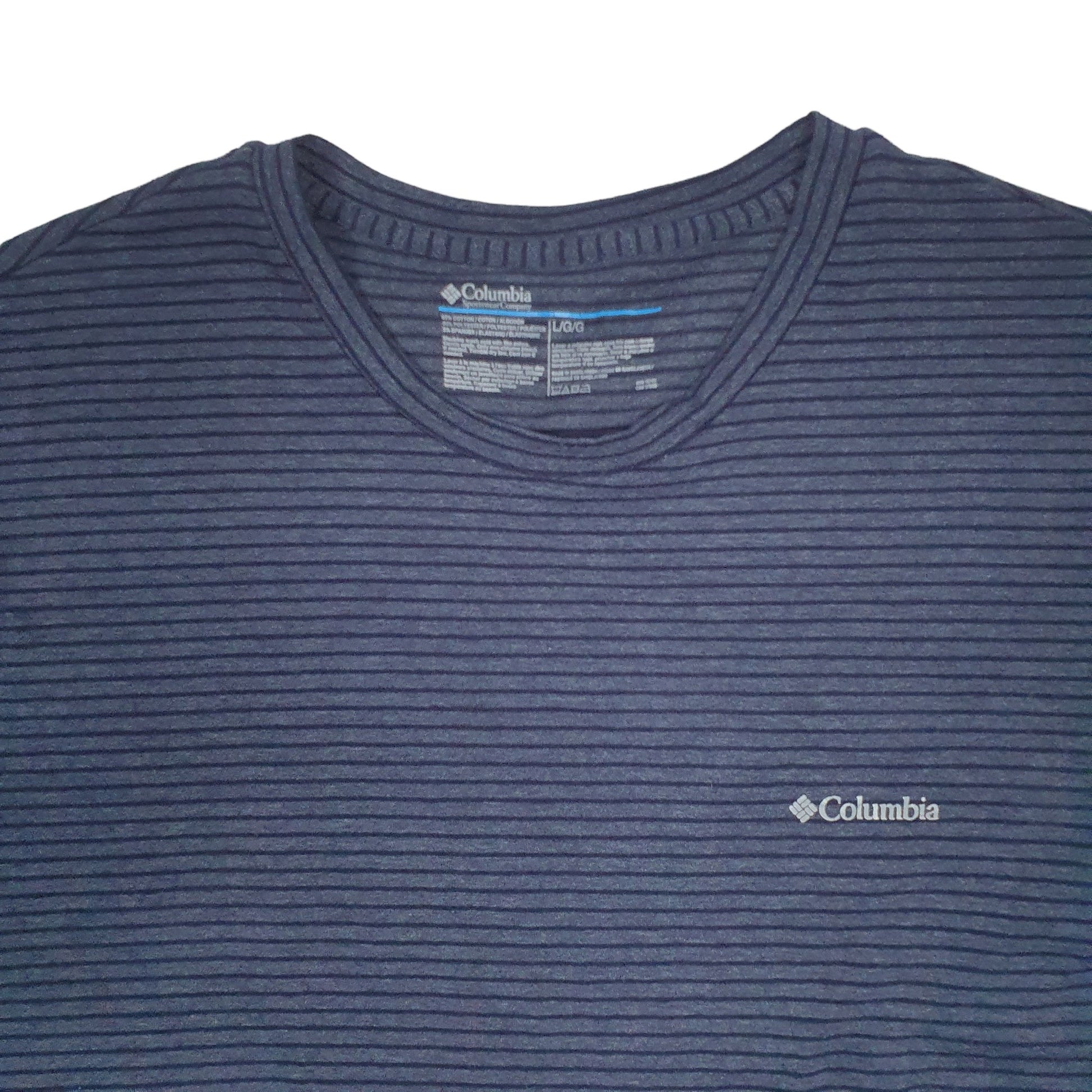 Mens Grey Columbia Sportswear  Short Sleeve T Shirt