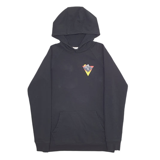 Mens Black Ripzone Mountains Hoodie Jumper