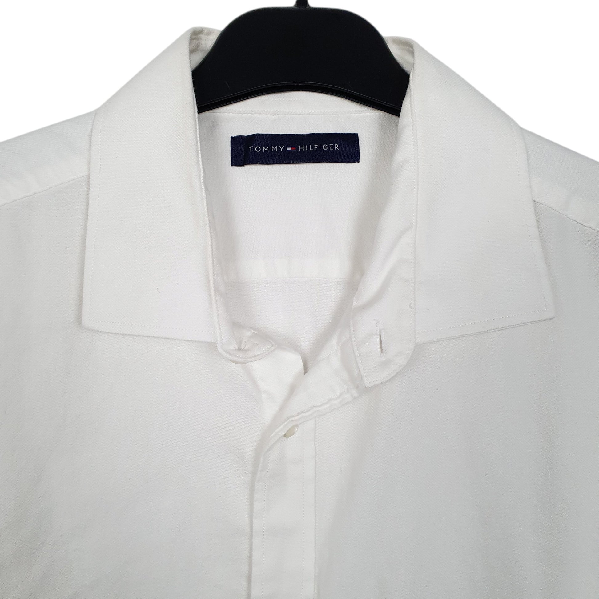 Mens White Tommy Hilfiger  Long Sleeve Shirt