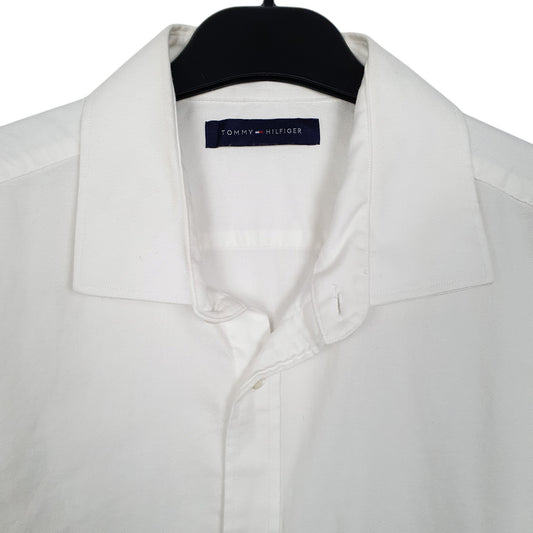 Mens White Tommy Hilfiger  Long Sleeve Shirt