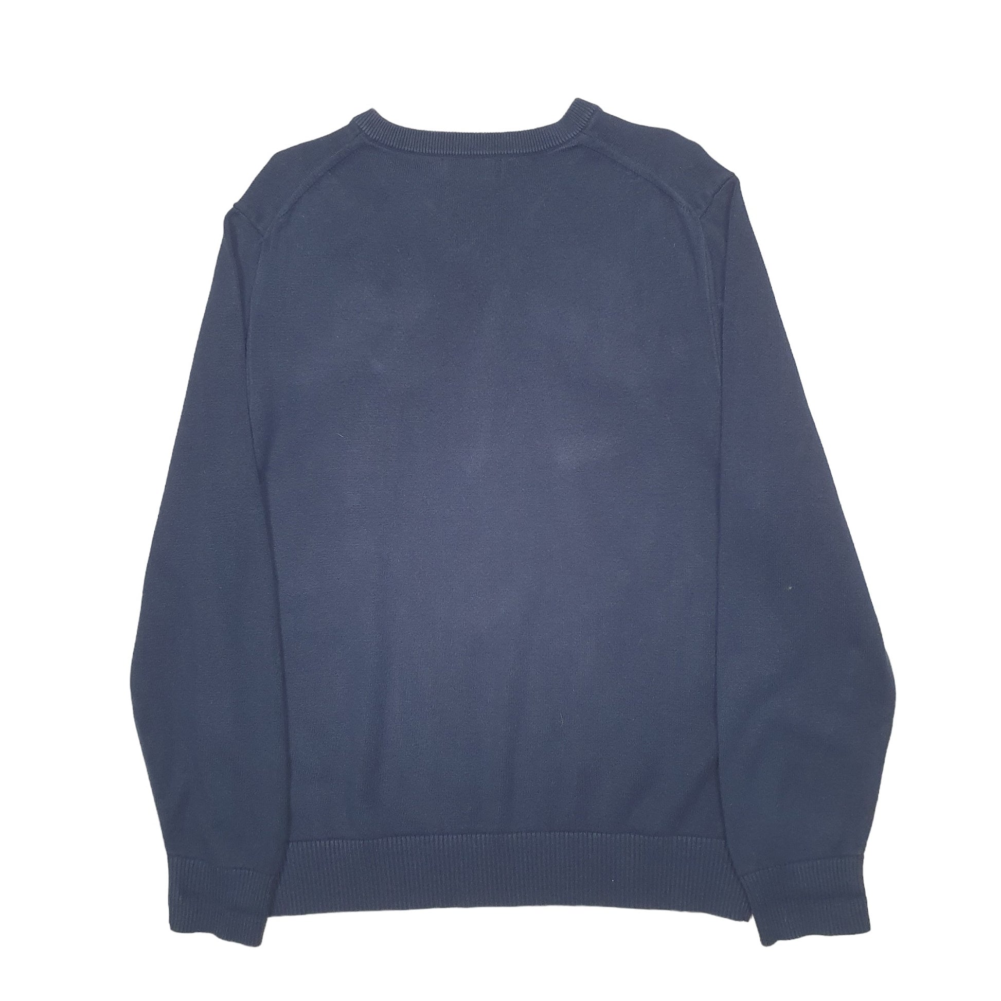 Mens Navy Nautica Knit Crewneck Jumper