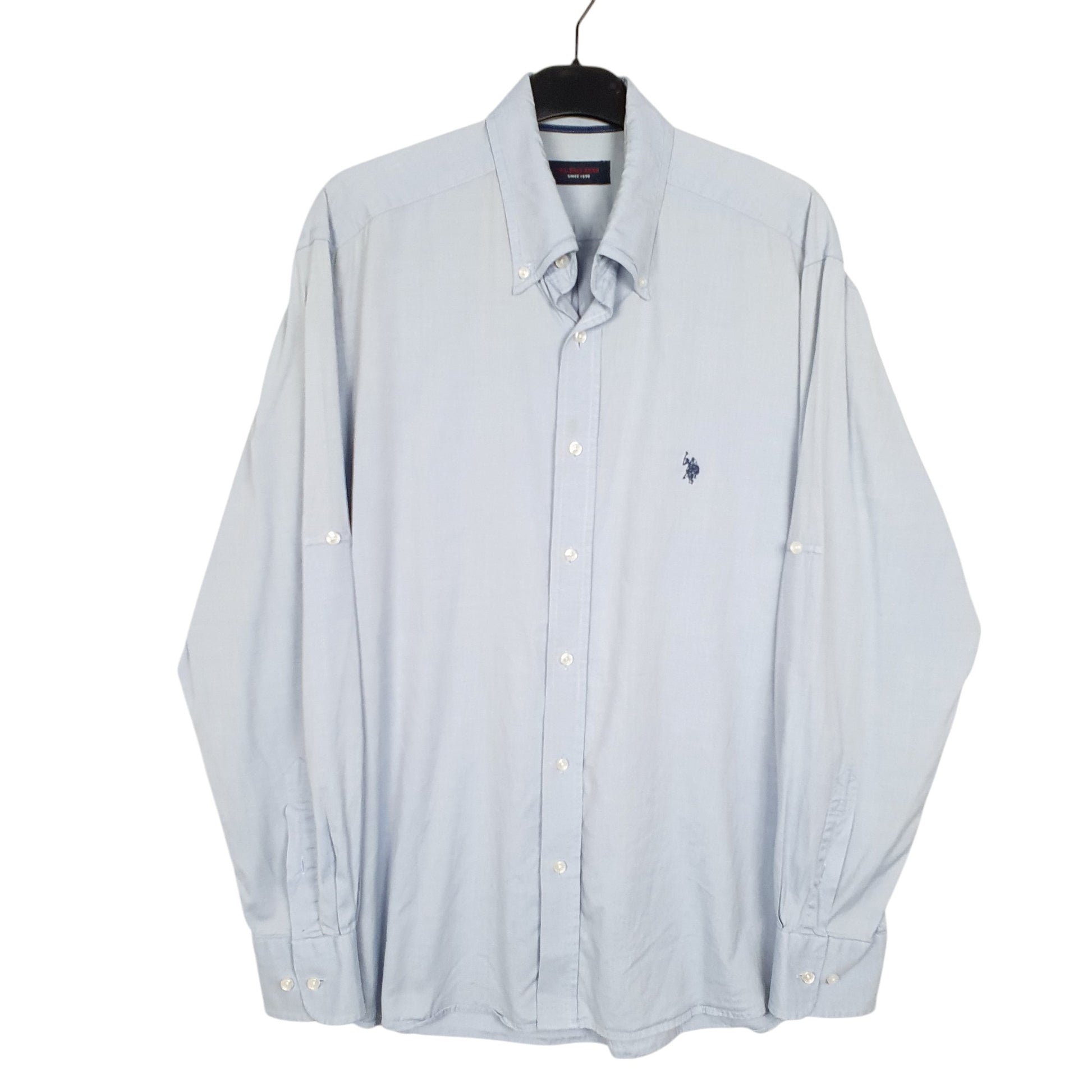 Mens Blue U.S. Polo Assn.  Long Sleeve Shirt