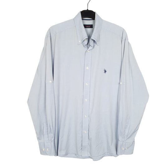 Mens Blue U.S. Polo Assn.  Long Sleeve Shirt