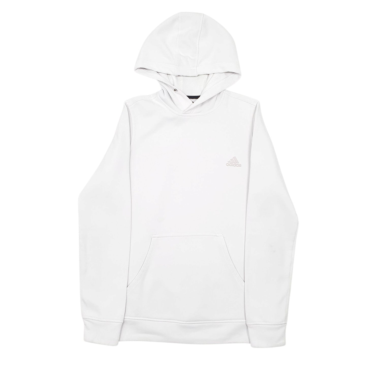Womens White Adidas Climawarm Hoodie Jumper