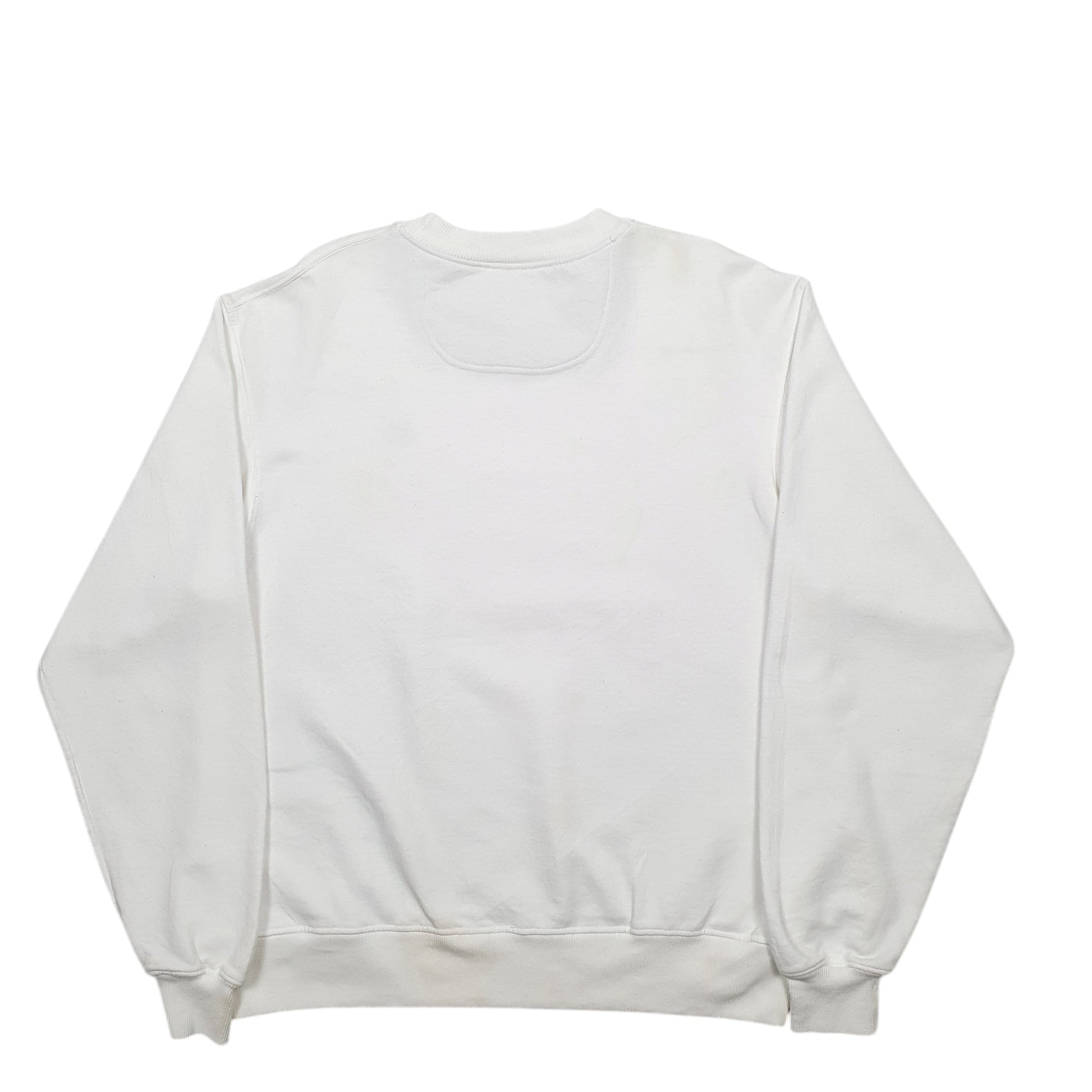 Mens White Champion  Crewneck Jumper