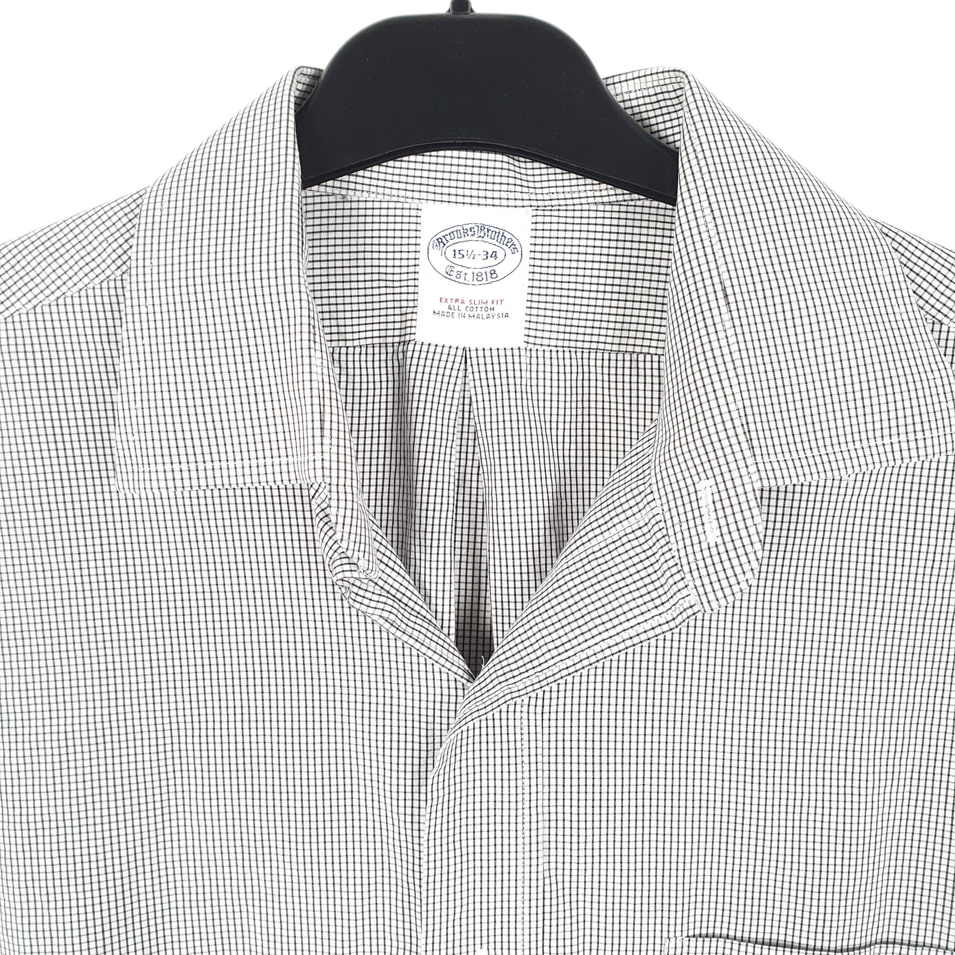 Mens White Brooks Brothers  Long Sleeve Shirt
