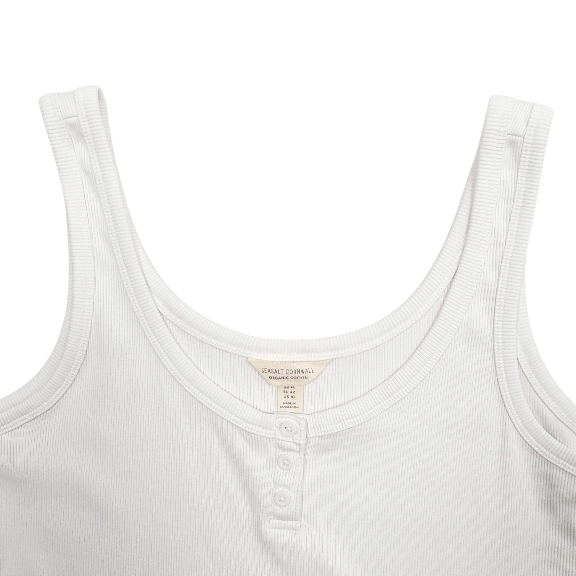 Womens White Seasalt Organic Short Sleeve T Shirt