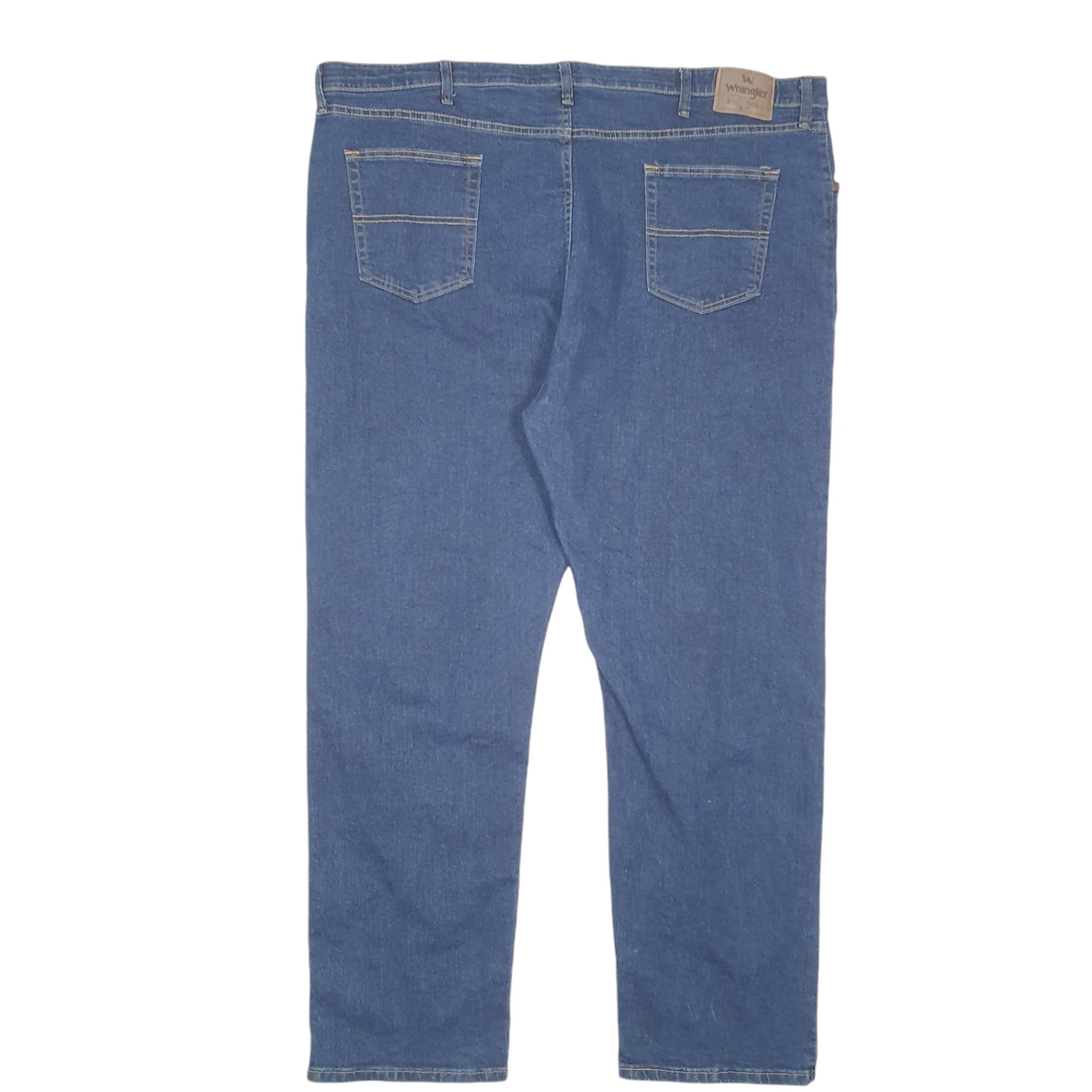 Mens Blue Wrangler Stretch Casual JeansW48 L32