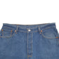 Womens Blue Levis 501 Reworked Jorts Denim Shorts