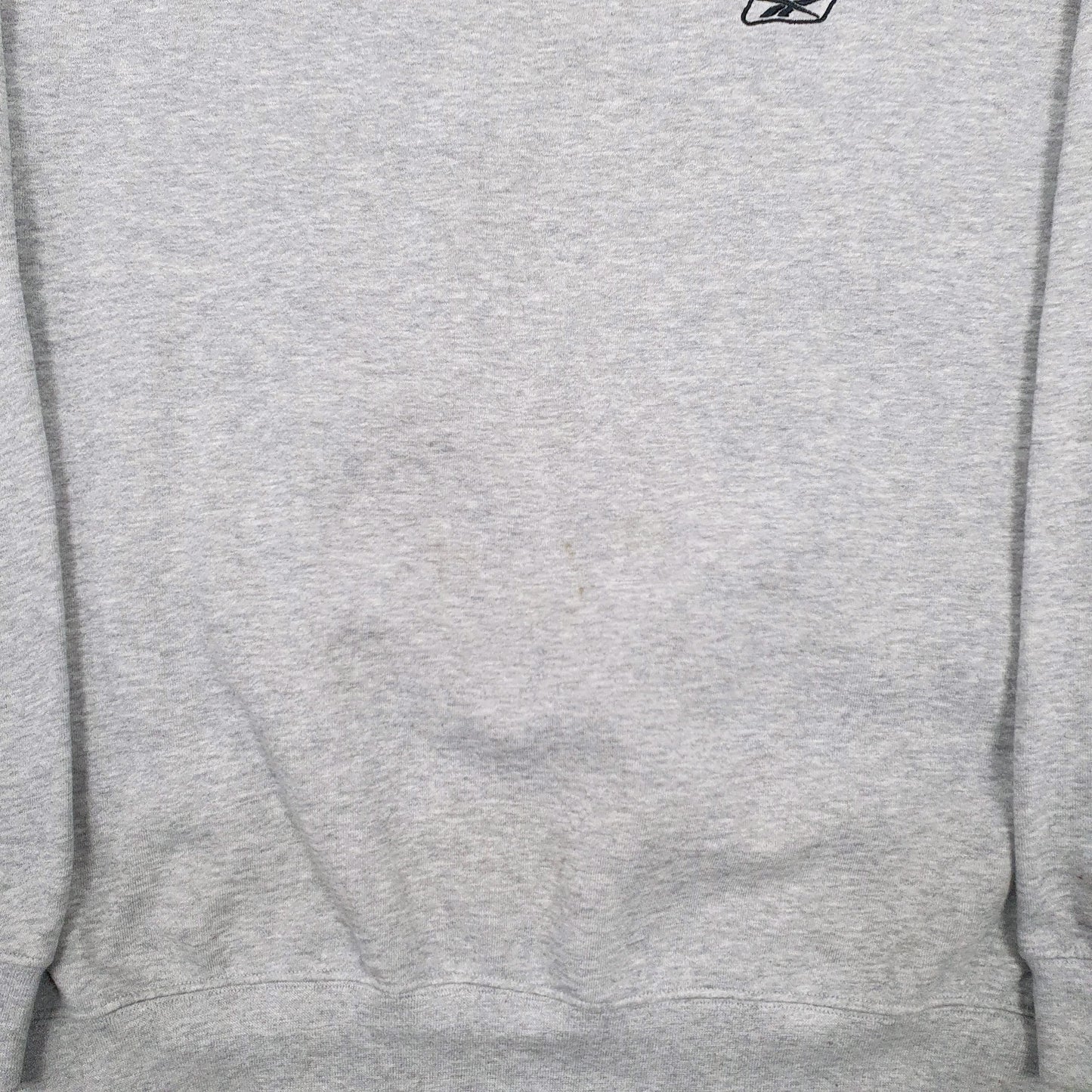 Mens Grey Reebok Vintage Crewneck Jumper