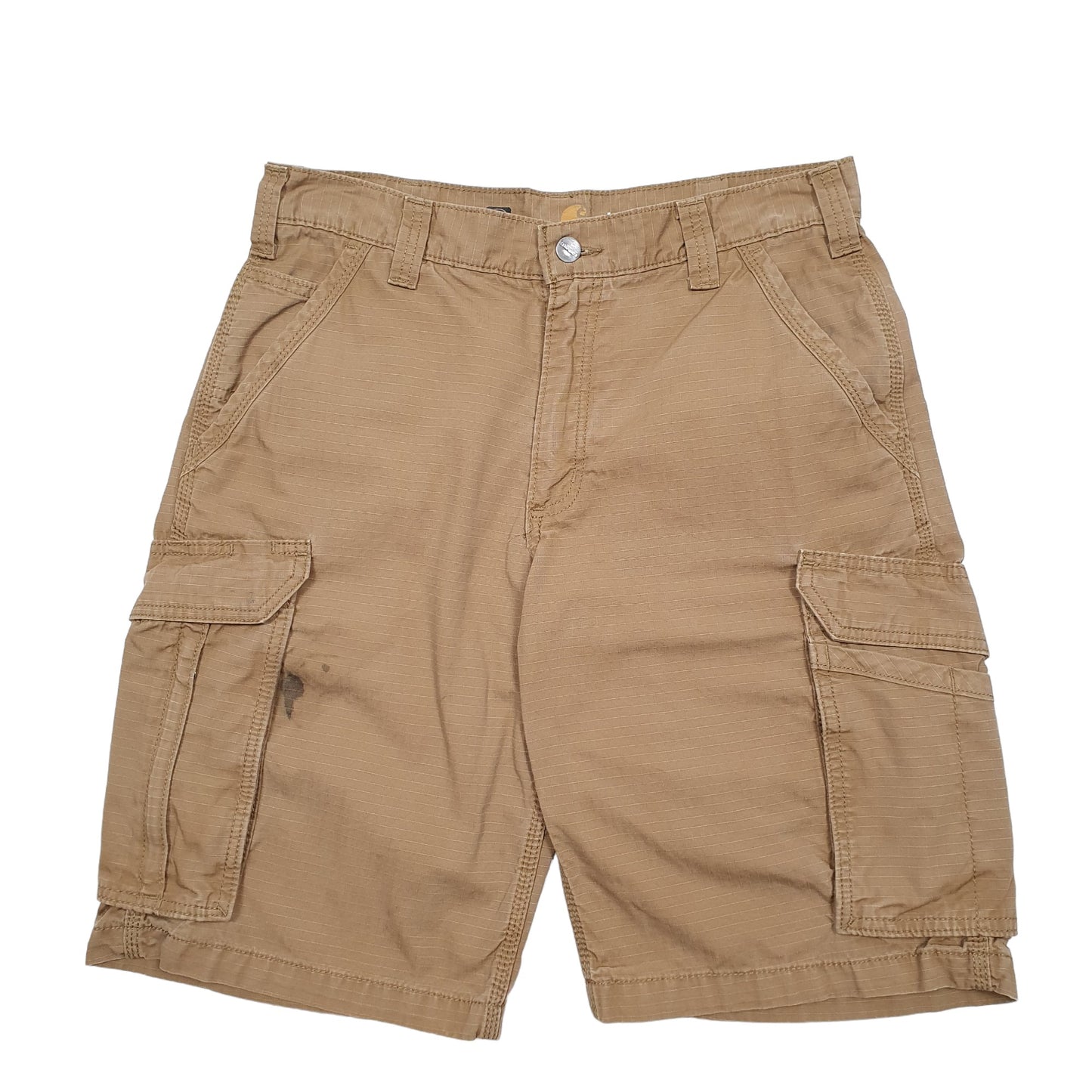 Mens Brown Carhartt Workwear Carpenter Shorts