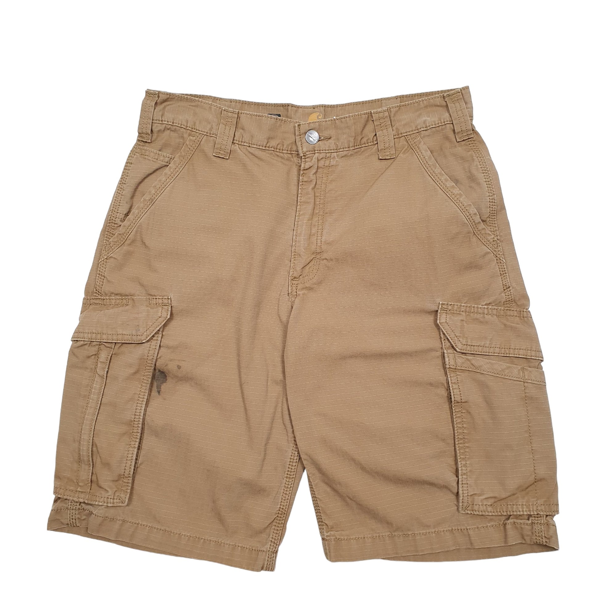 Mens Brown Carhartt Workwear Carpenter Shorts