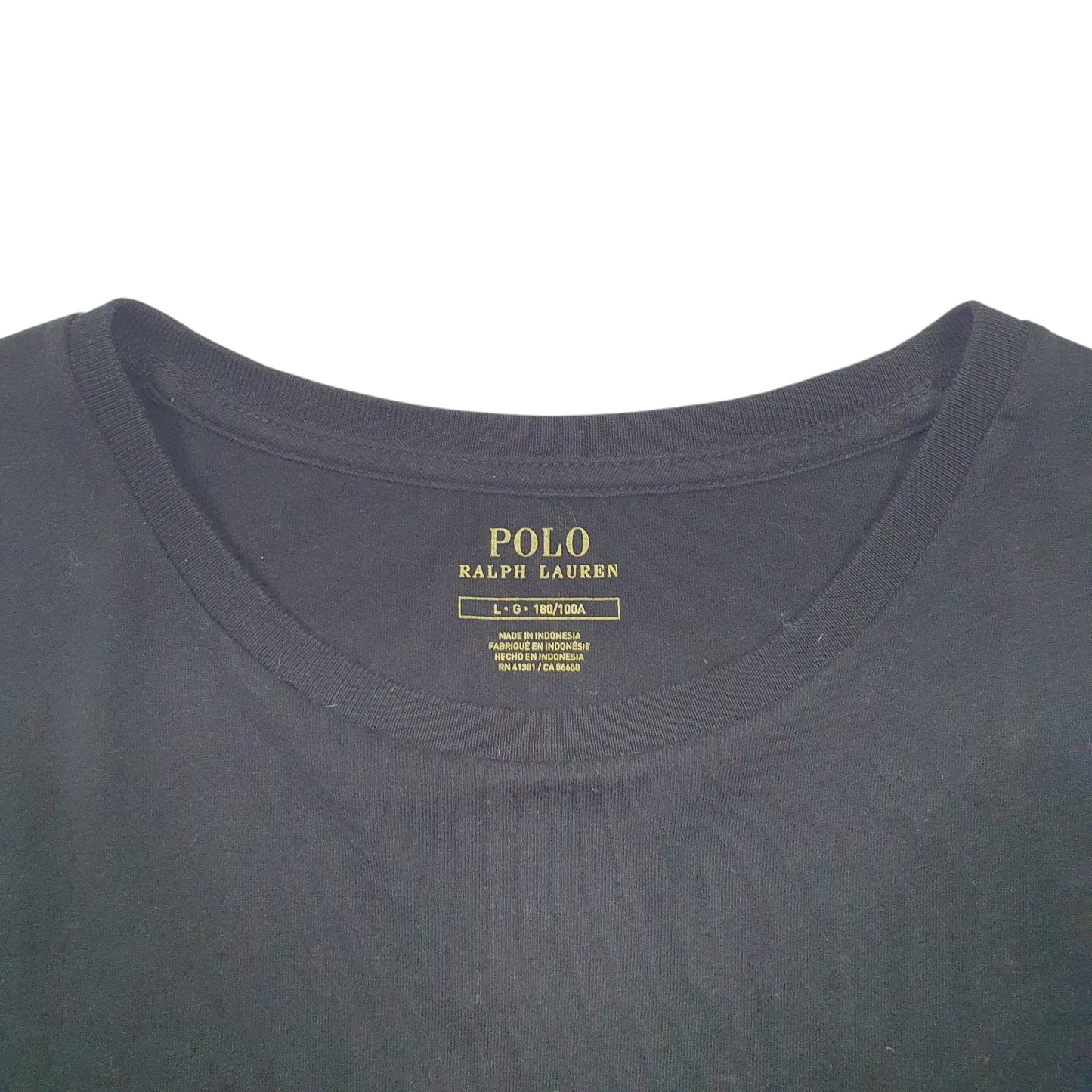 Mens Black Polo Ralph Lauren  Short Sleeve T Shirt