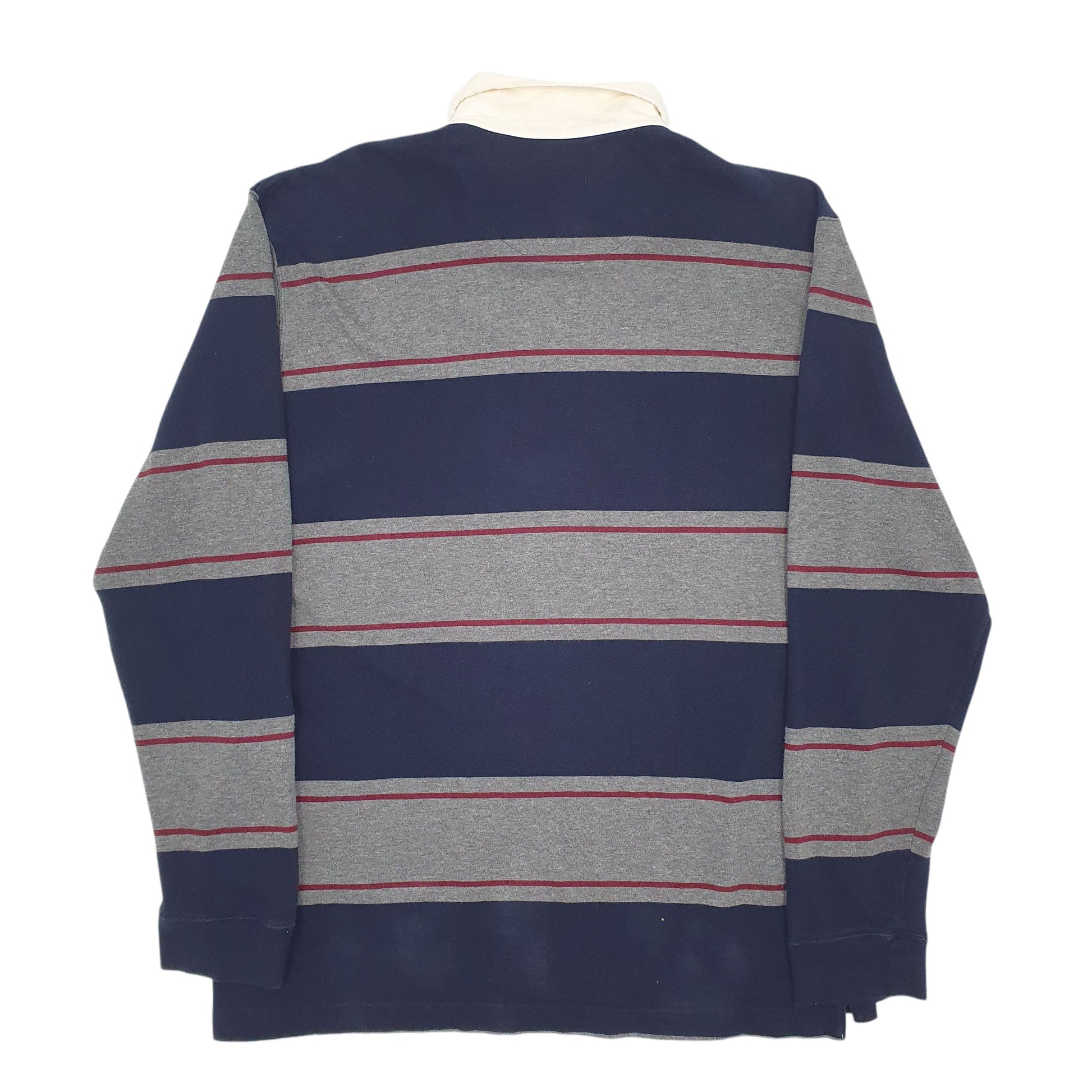 Mens Navy Aeropostale  Long Sleeve Polo Shirt