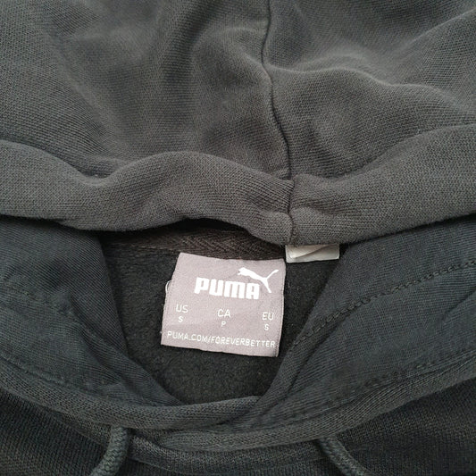 Mens Black Puma Puma Hoodie Jumper