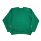 Mens Green Fruit Of The Loom Vintage 90s Made In USA Christmas Crewneck Jumper