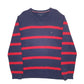 Mens Navy Tommy Hilfiger Stripes Crewneck Jumper