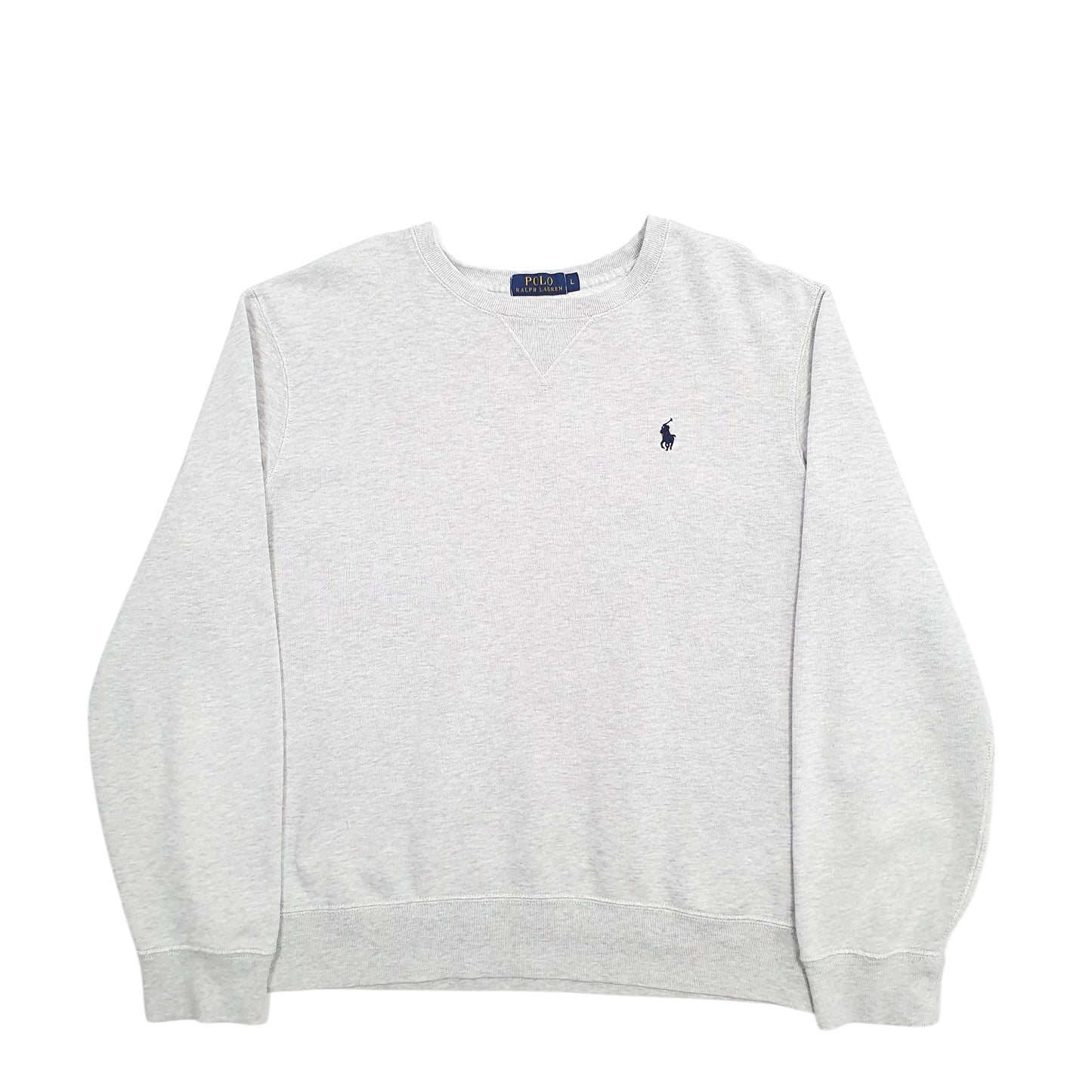 Mens Grey Polo Ralph Lauren  Crewneck Jumper