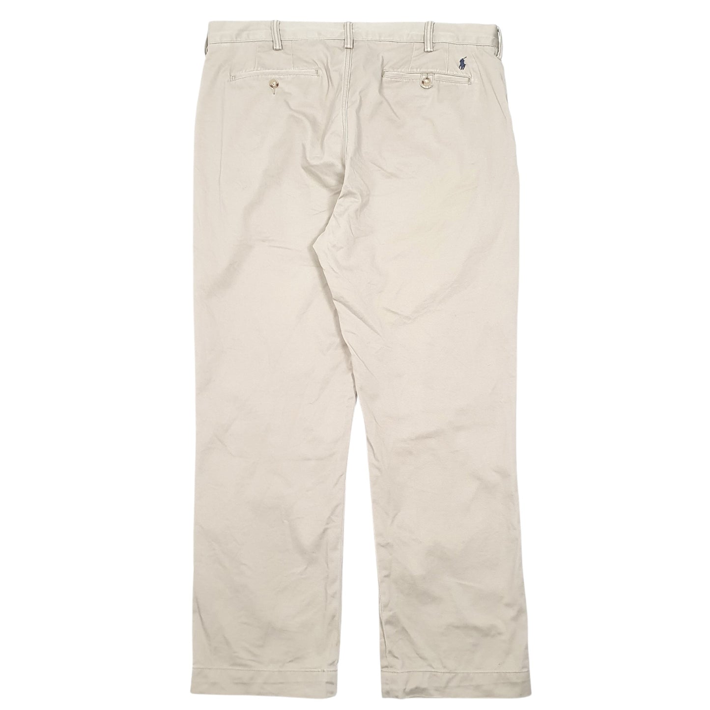 Mens Beige Polo Ralph Lauren Classic Chino Trousers