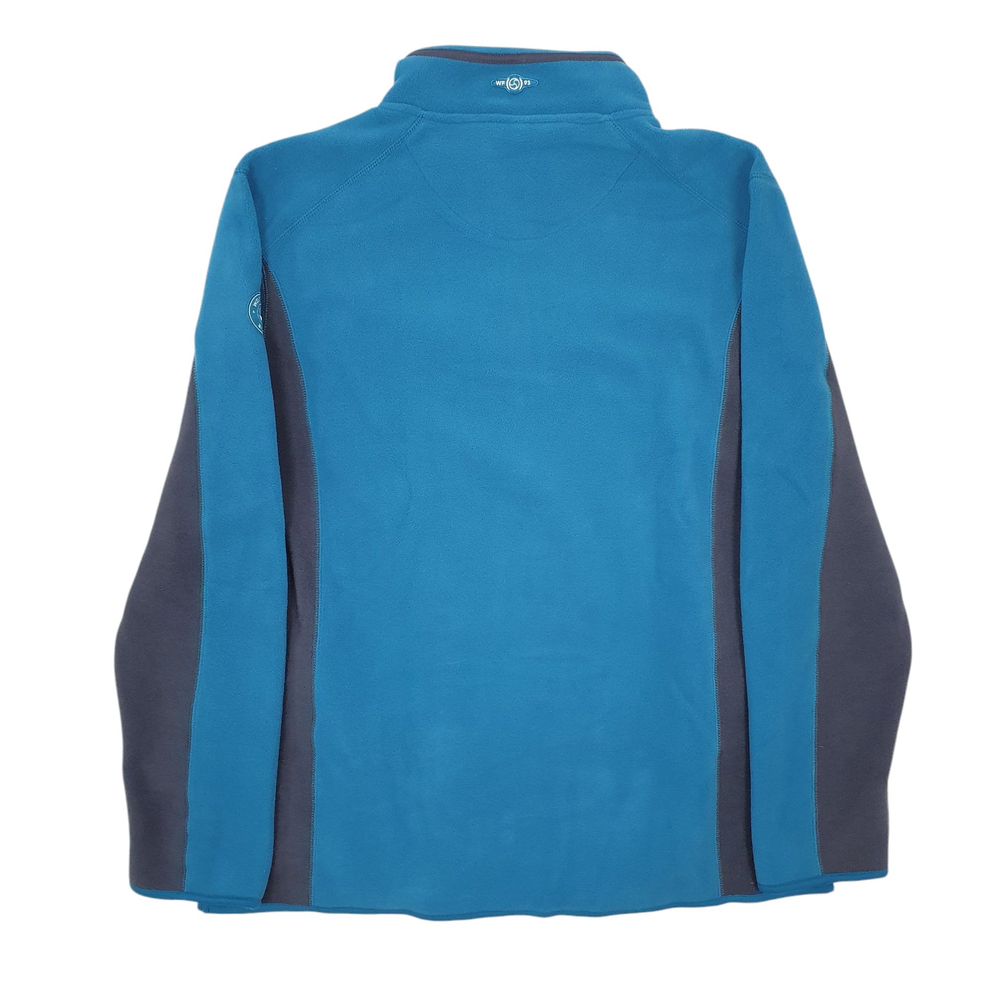 Mens Blue Weird Fish Active Wear Quarter Zip Jumper