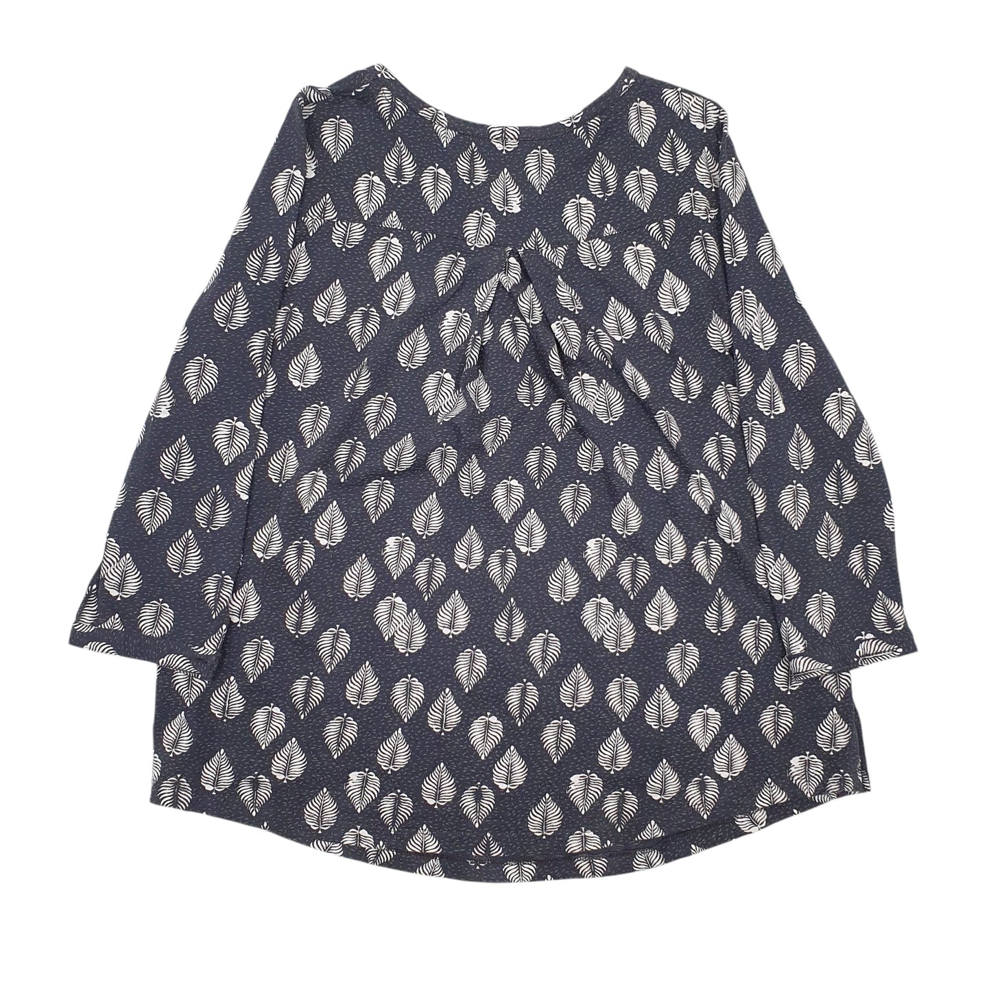 Womens Grey White stuff Blouse Long Sleeve T Shirt