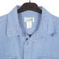 Mens Blue L.L.Bean Chamois Overshirt Shacket Tall Long Sleeve Shirt