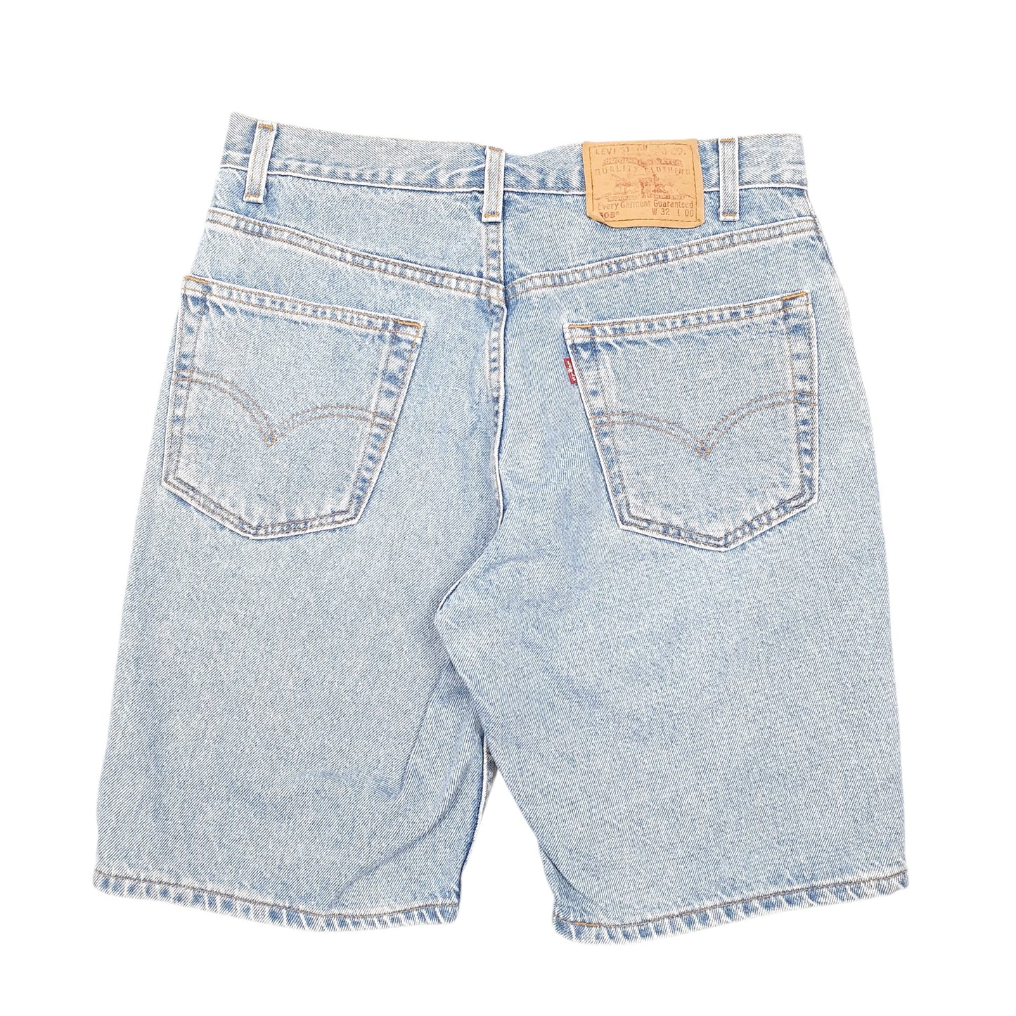 Mens Blue Levis Denim Jeans Jorts Vintage 505 2000s Denim Shorts