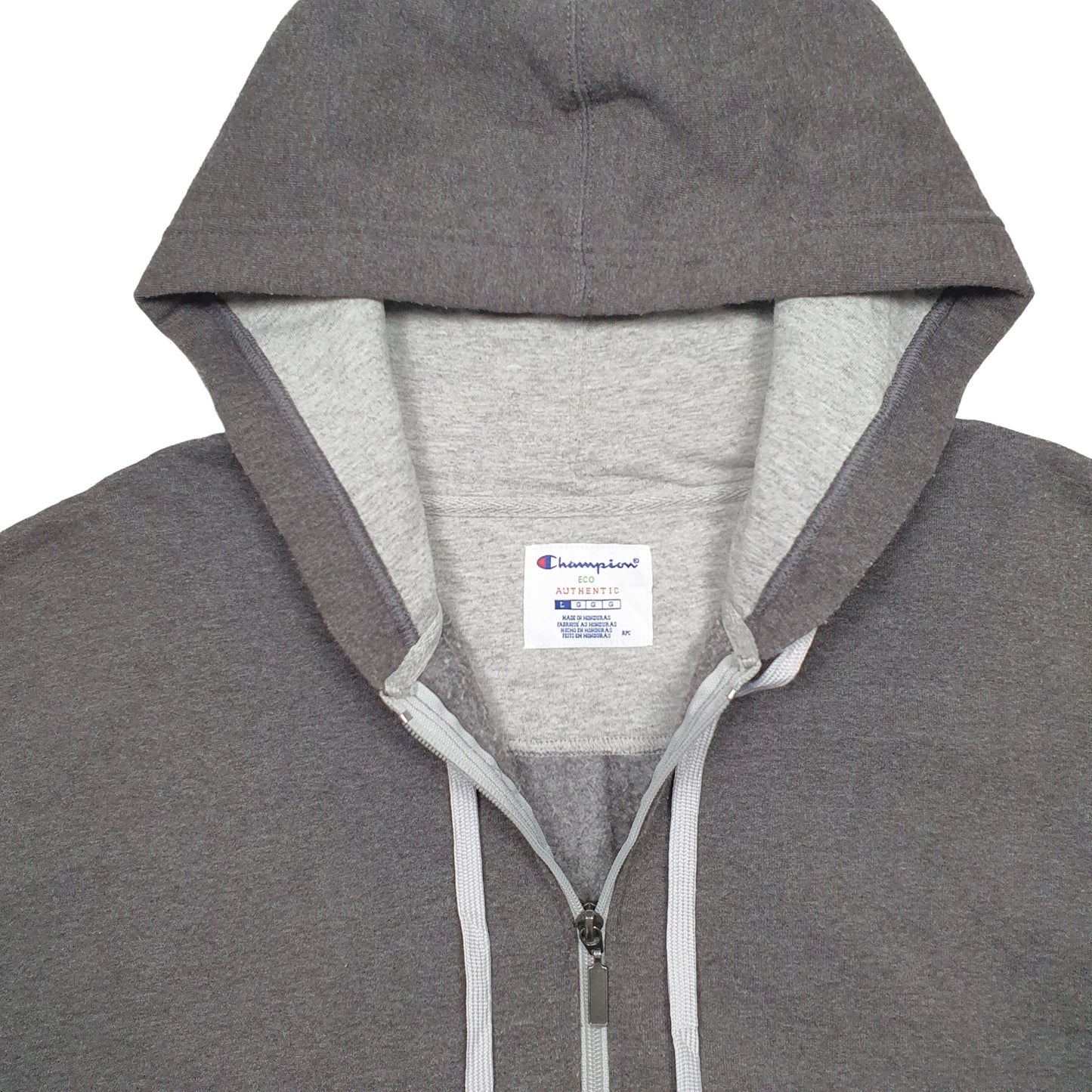 Mens Grey Champion  Full Zip Jumper