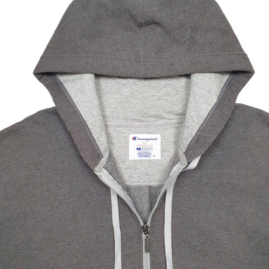 Mens Grey Champion  Full Zip Jumper