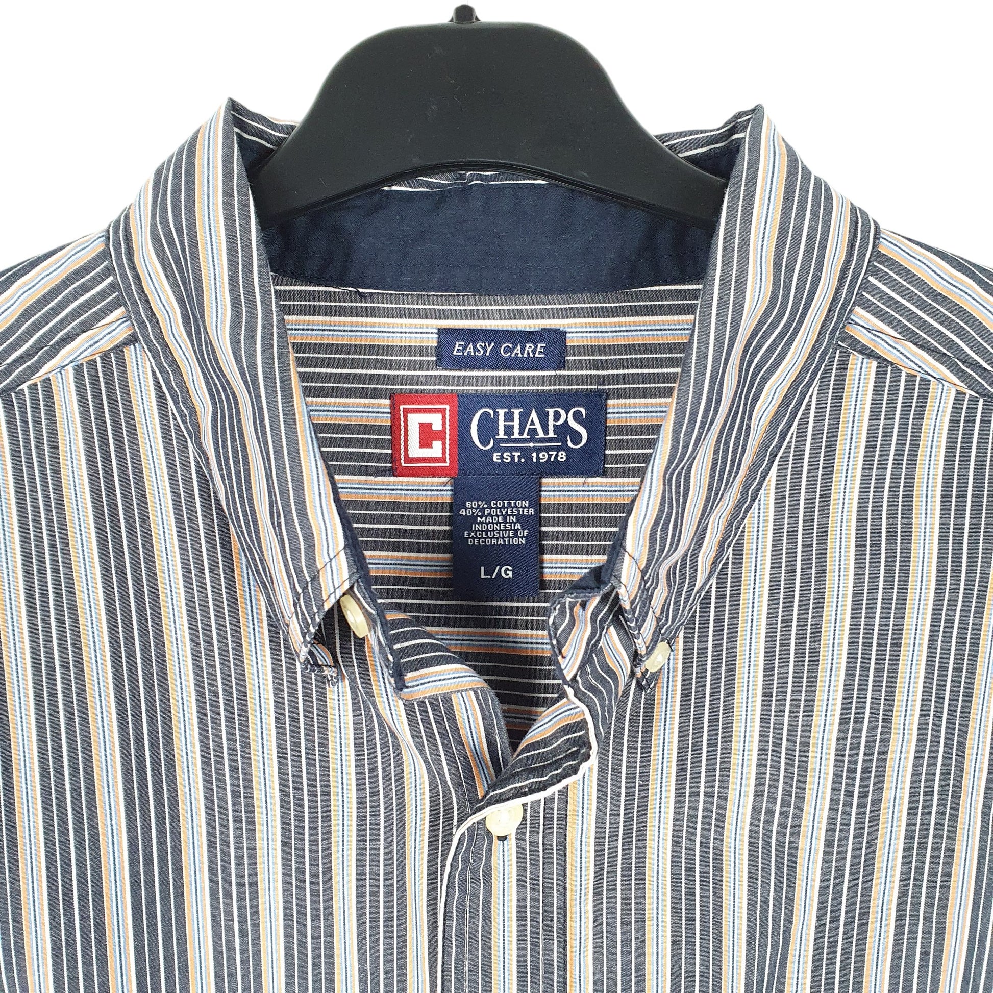 Mens Navy Chaps  Long Sleeve Shirt