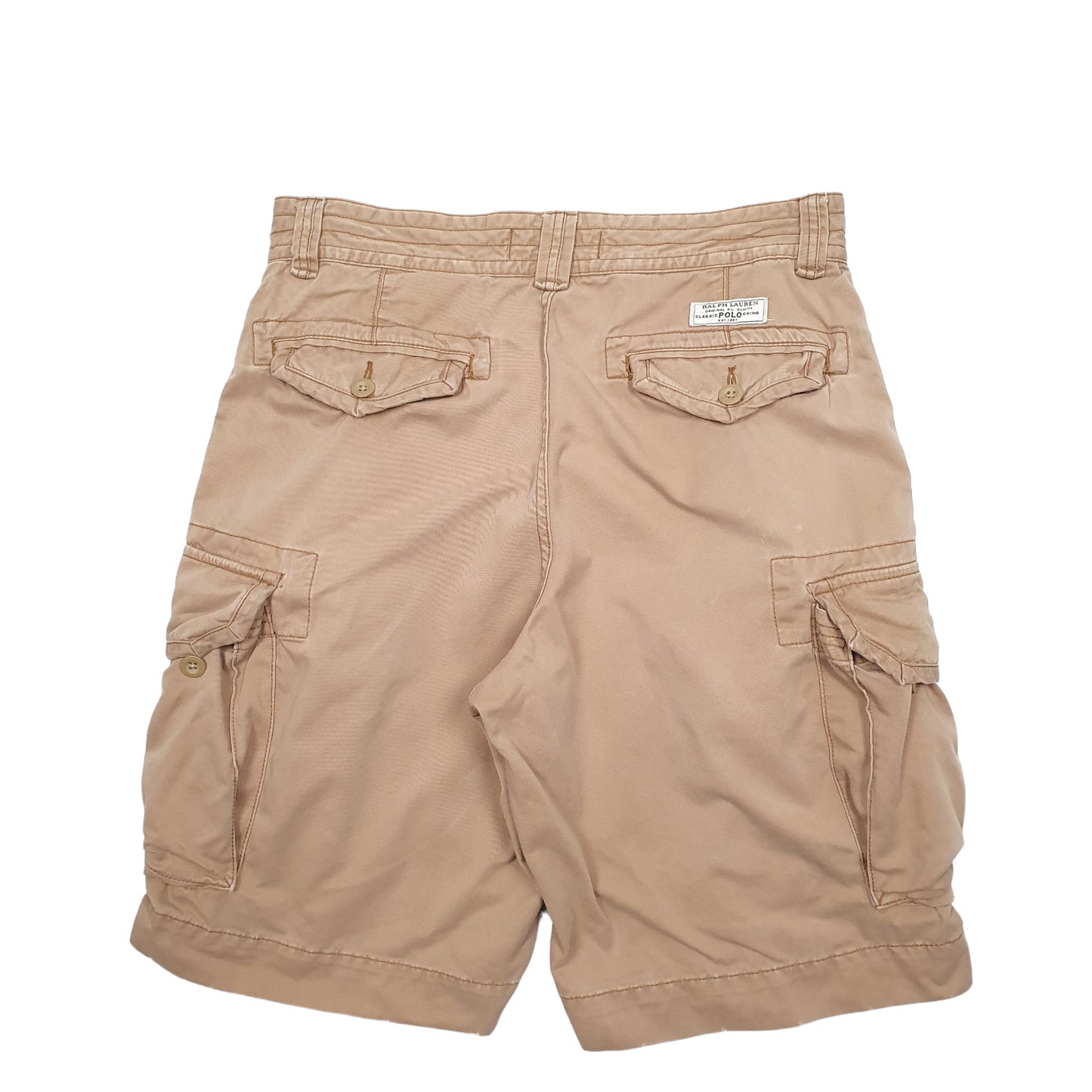 Mens Sand Polo Ralph Lauren  Cargo Shorts