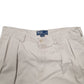 Mens Beige Polo Ralph Lauren Pleated Chino Shorts