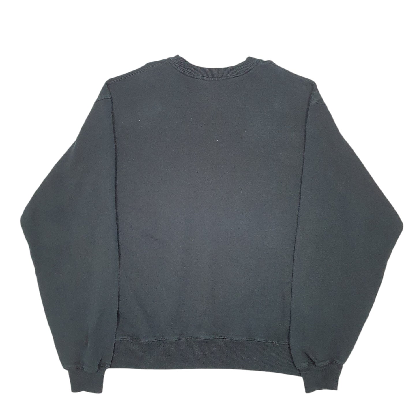 Mens Black Champion  Crewneck Jumper