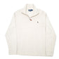 Mens Cream Polo Ralph Lauren  Quarter Zip Jumper