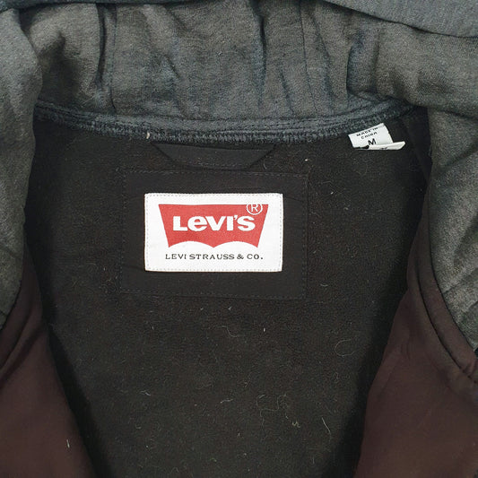 Mens Black Levis  Full Zip Coat