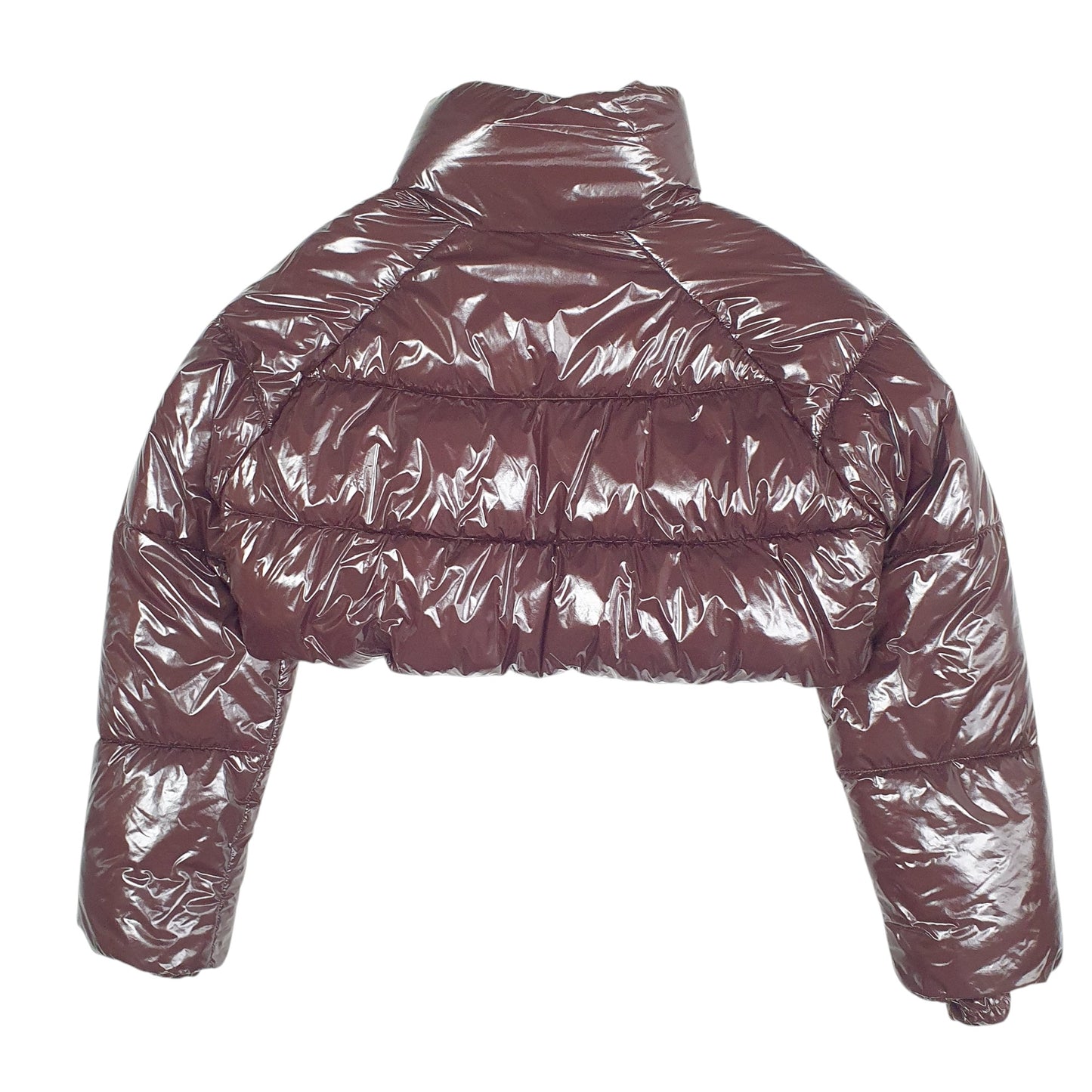 Womens Brown Zara Crop Top  Coat