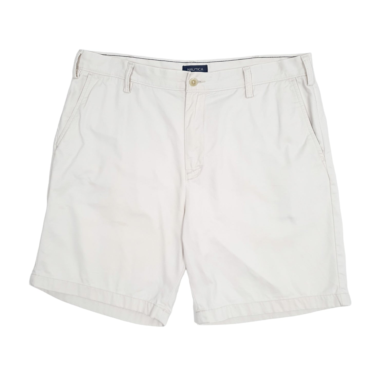 Mens Beige Nautica Deck Chino Shorts