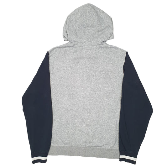 Mens Grey Nike Air Spellout Hoodie Jumper