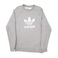 Mens Grey Adidas  Crewneck Jumper