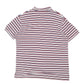 Mens Grey Ralph Lauren Polo Sport Vintage Striped Short Sleeve Polo Shirt